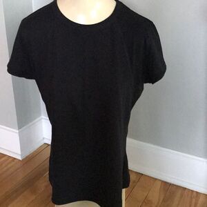 Tek Gear black stretch workout tee, medium